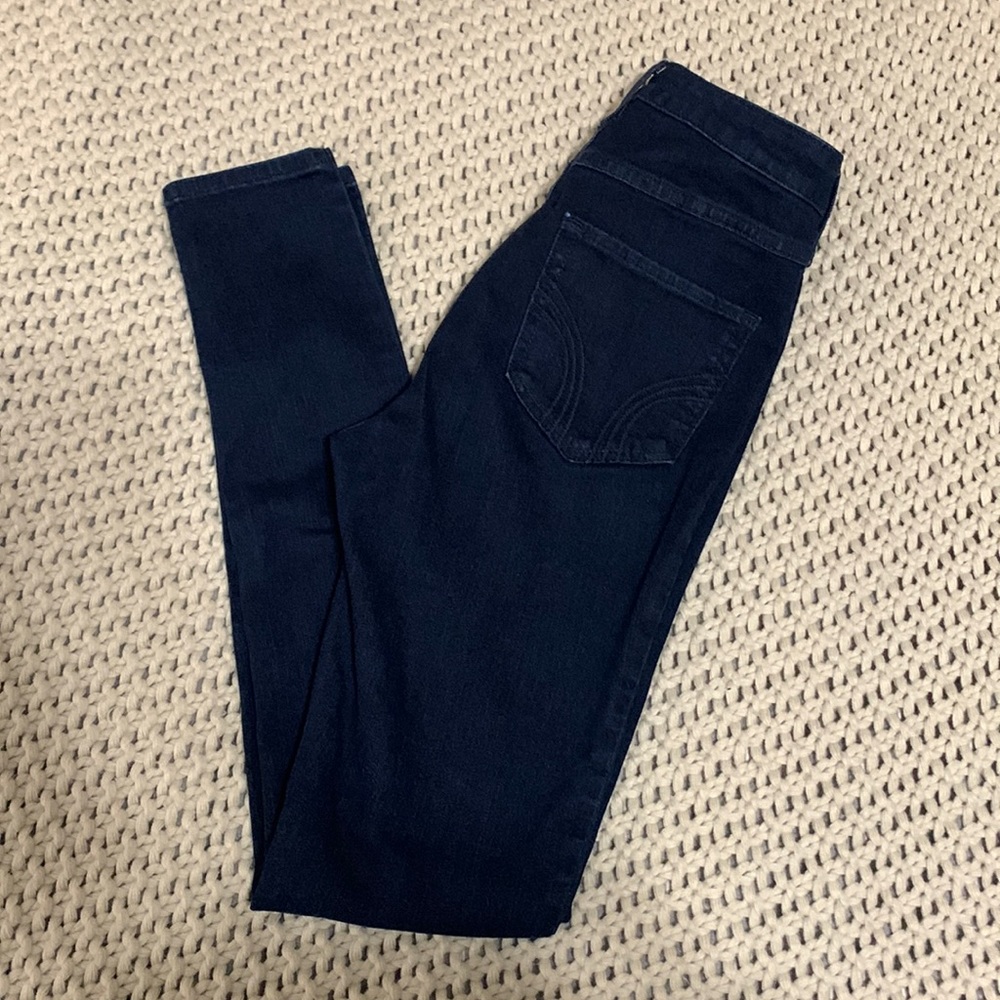 Hollister 5R dark blue skinny jean